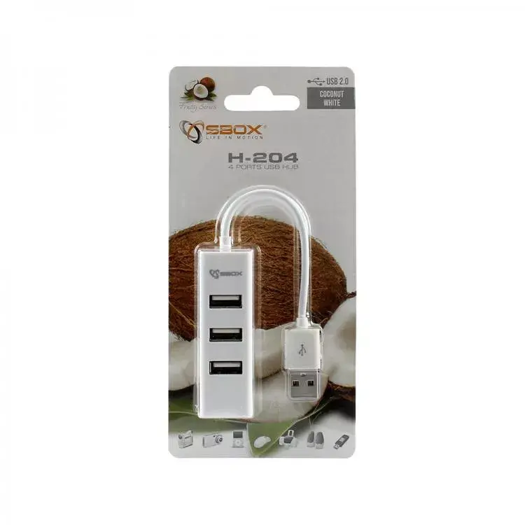 USB Hub SBOX H-204W Photo 3