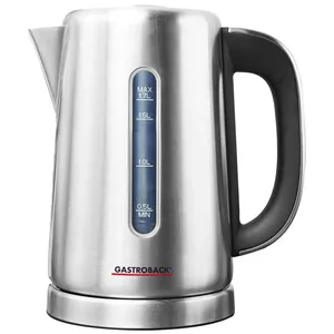 Electric kettle Gastroback 1.7 L 3000 W Black Stainless steel