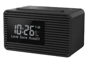 Panasonic RC-D8EG-K Clock Radio Black DAB+ FM IPS Display 1 W