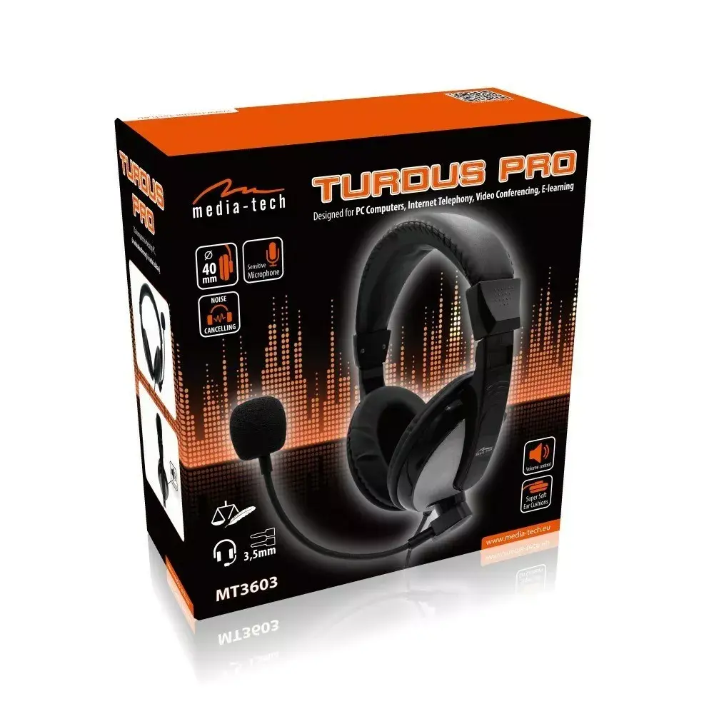 Austiņas Media-Tech MT3603 Turdus Pro Photo 11