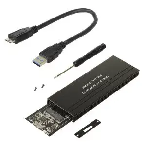 SSD enclosure MACLEAN MCE582 — M.2 SATA, USB 3.2 Gen1 Photo 2