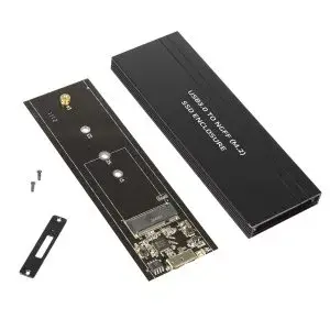 SSD enclosure MACLEAN MCE582 — M.2 SATA, USB 3.2 Gen1 Photo 6