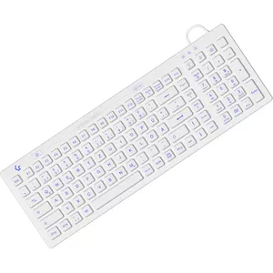 Клавиатура KeySonic KSK-6031INEL USB QWERTZ Немецкая Белая