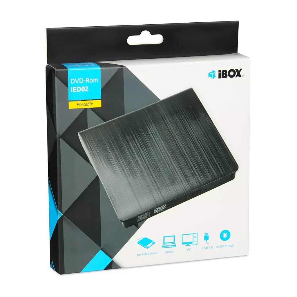 IBOX IED02 DVD-ROM внешний привод USB 3.2 Photo 6