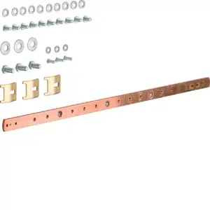Аксессуар для электрощита Hager UZ020 — медная пластина 550×25×10 мм