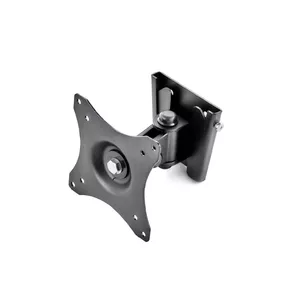 TV wall mount EDBAK GD04 for 10–29" screens, VESA 75x75–100x100, max load 10 kg, tilt 0–75°, swivel 360°, black