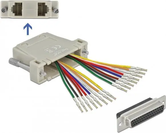 D-Sub HD 44 pin crimp female