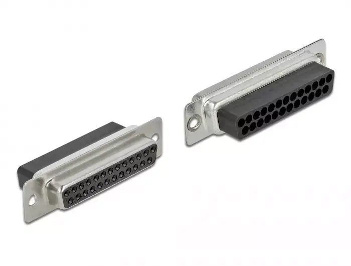 D-Sub 25 pin crimp female to 2 x RJ45 female DeLOCK Photo 2