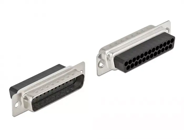 D-Sub 25 pin crimp male to 2 x RJ45 female DeLOCK 66833 Photo 2