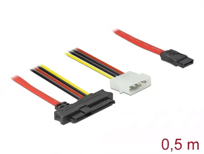SAS SFF-8482 + Power uz SATA 7pin kabelis DeLOCK 82219 Photo 2