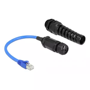 Сетевой кабель DeLOCK 66809 Черный Синий 0.25м Cat6 SF/UTP