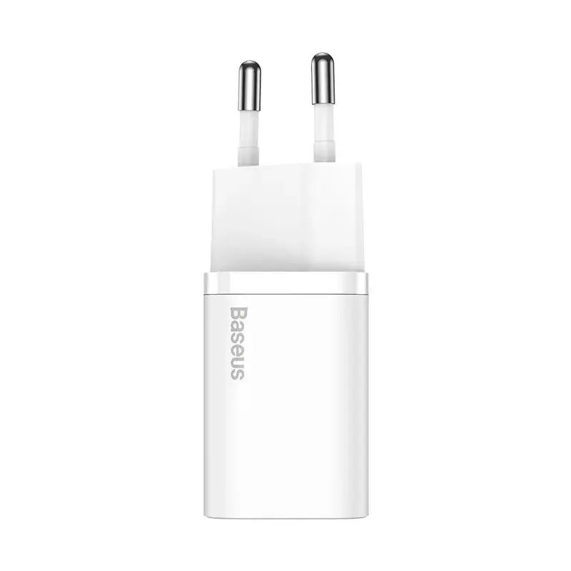 Baseus Super Si Ātrais lādētājs 1C 25W ar USB-C kabeli USB-C 1m (balts) Photo 2