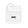Baseus Super Si Ātrais lādētājs 1C 25W ar USB-C kabeli USB-C 1m (balts) Photo 4