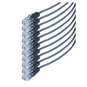 Telephone cable S/CONN SO70084-1.5-SET10 1.5 m Black