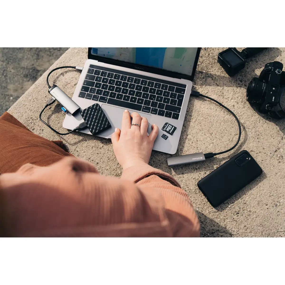 USB-C Мультипортовый Хаб Verbatim Четыре порта USB 3.2 Gen 1 Photo 8