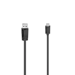 USB Cable Hama 00200631 USB 2.0 0.75m USB C USB A Black