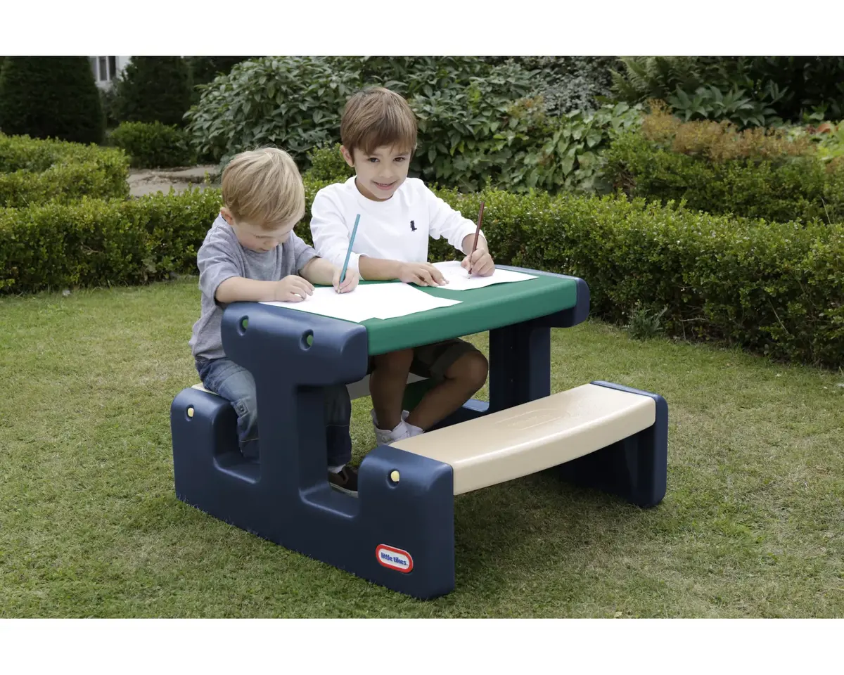 Little Tikes Easy Store Picnic Table — bērnu piknika galds Photo 4