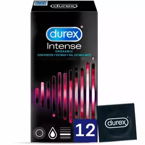Condoms Durex Intense Orgasmic 12 units — Durex Intense Orgasmic, pack of 12