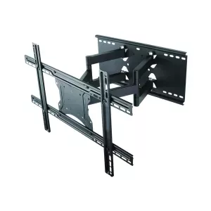Wall mount ART AR-87 for 40"–80" screens, 60 kg capacity, VESA up to 600×400, tilt 12°, swivel 45°, extend 5.6–45.8 cm