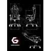 Игровое кресло ПК Gembird GC-SCORPION-01X Photo 8