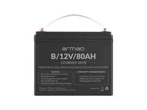 Sealed VRLA AGM Battery ARMAC 12V 80Ah for UPS and standby power