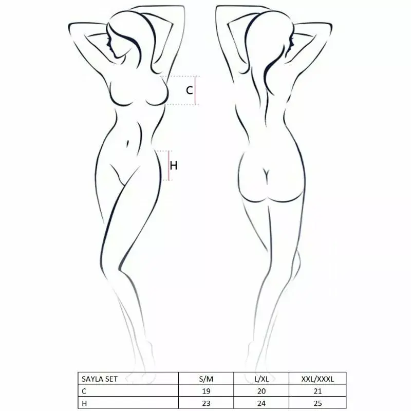 Apakšveļa PASSION L/XL Sayla komplekts Photo 2