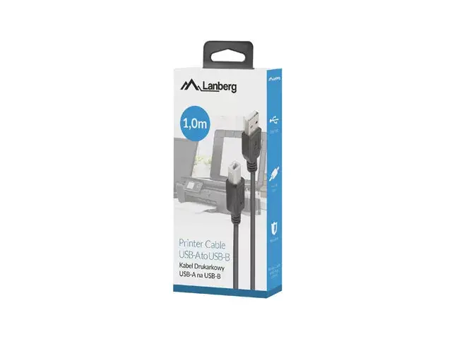 LANBERG USB 2.0 кабель CA-USBA-15CU-0010-BK 1 м Photo 3