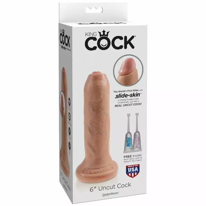 Dildonis king cock Realistic Uncut Flesh 15 cm Photo 4