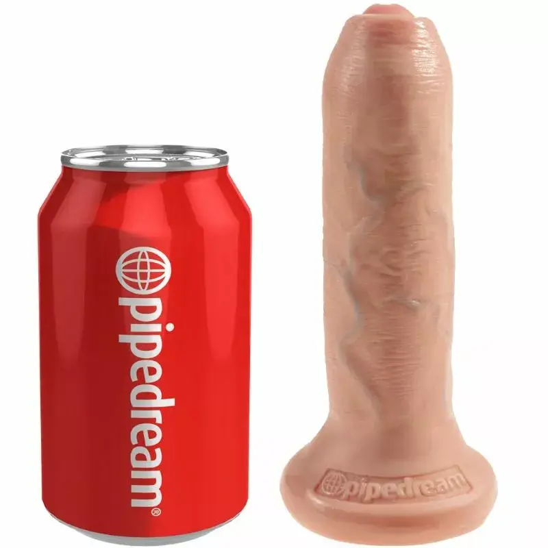 Dildonis king cock Realistic Uncut Flesh 15 cm Photo 5