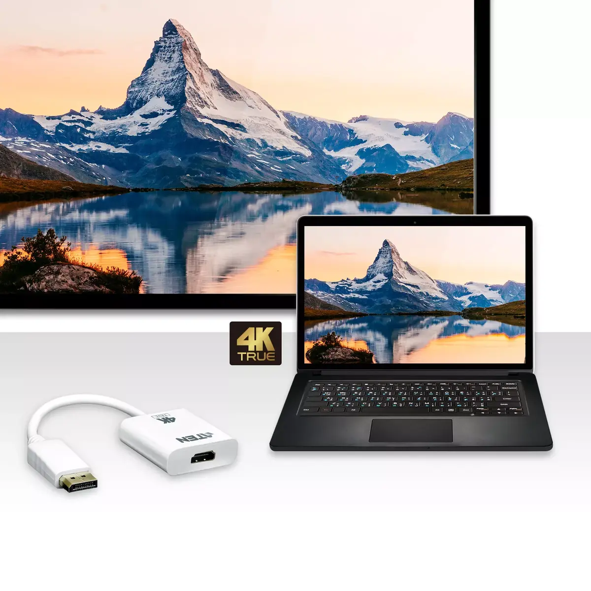 ATEN True 4K DisplayPort to HDMI Active Adapter Photo 3