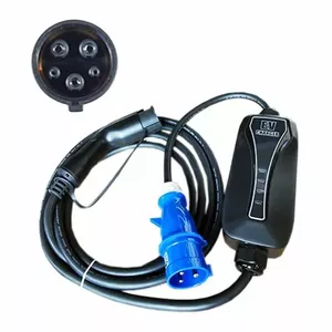 Portable electric car charger HiSmart EV200030, adjustable 6–32A, single‑phase up to 7.2 kW