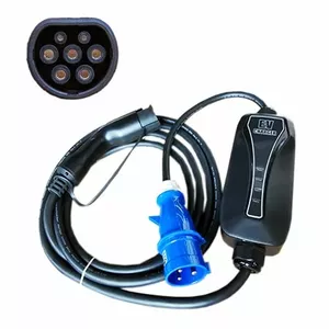 Зарядное устройство для электромобиля HiSmart EV200047 Type 2 6–32A 7,2 кВт 1-фазное 5 м кабель