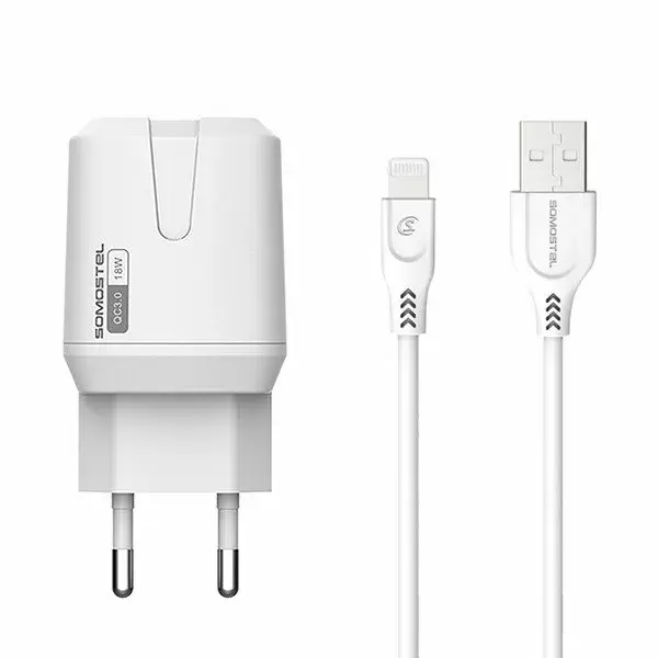 SOMOSTEL SMS-Q02 18W Wall Charger for iPhone Photo 2