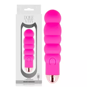 Vibrators DOLCE VITA silikona rozā