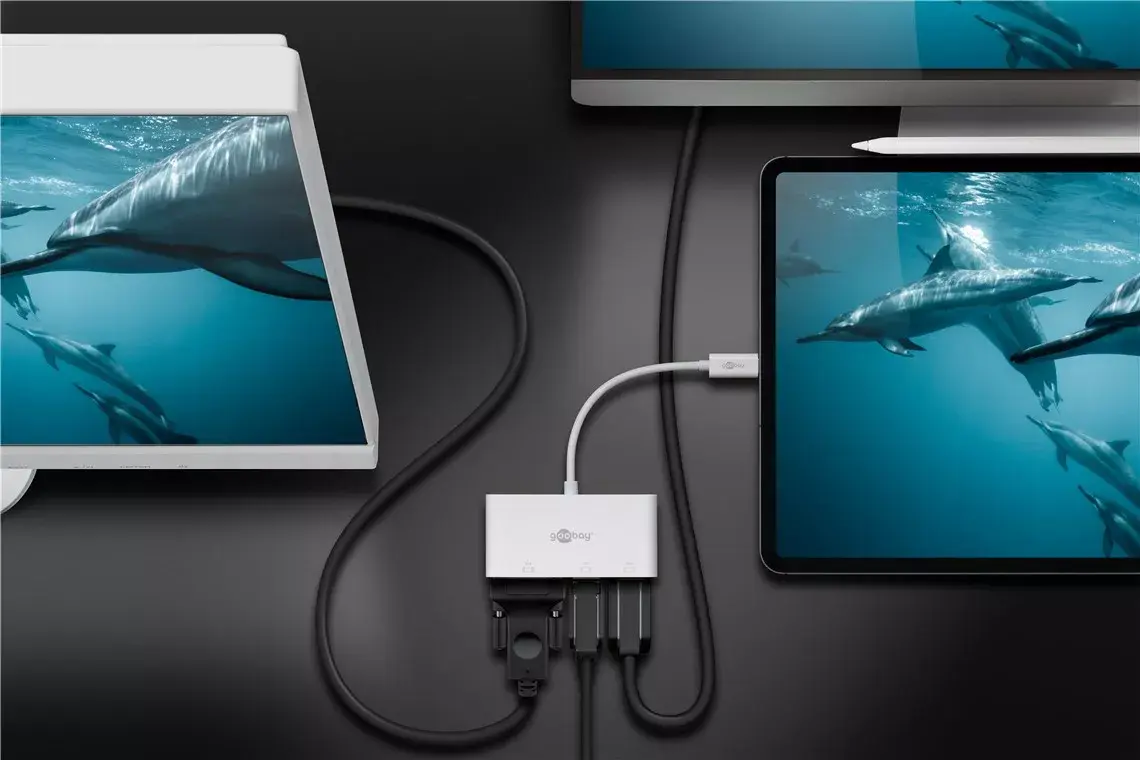 USB grafikas adapteris Goobay 52412 Photo 2