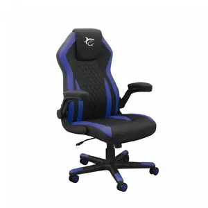 Spēļu krēsls White Shark K-8879 — ergonomisks dizains ar ziliem akcentiem