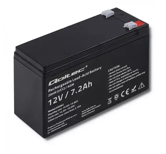 UPS battery Qoltec 53062 Photo 2