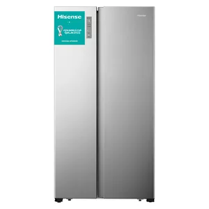 Hisense RS677N4BIE side-by-side refrigerator Freestanding 519 L E Grey