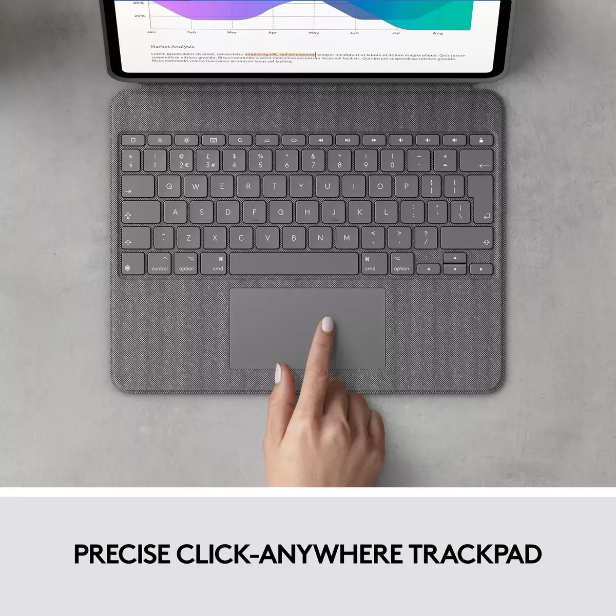 Klaviatūras vāks Logitech Combo Touch iPad Pro 12.9 collu Photo 6