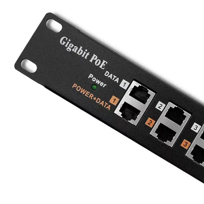 Patch panel QOLTEC 54478 12 porti PoE Photo 2