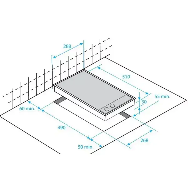 Встраиваемая варочная панель BEKO HDCG 32220 FX Photo 2