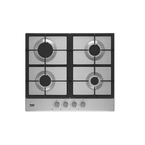 Beko HIAG 64225 SX Нержавеющая сталь Встроенный Газовый 4 зона(ы)