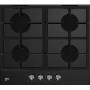 Beko HILG64225S hob Black Built-in 60 cm Gas 4 zone(s)