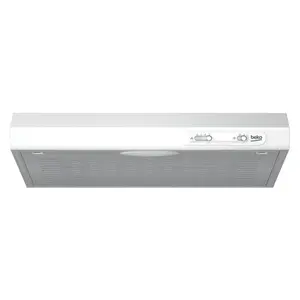 Cooker hood Beko CFB 5310 W wall-mounted, 500 mm, 125 m³/h, white, slider control