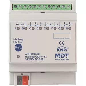 MDT AKH-0800.03 Heizungsaktor 8fach 4TE REG 24-230VAC (AKH-0800.03)