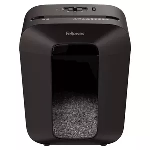 Fellowes Powershred LX41 papīra smalcinātājs Smalcināšana daļiņās Melns