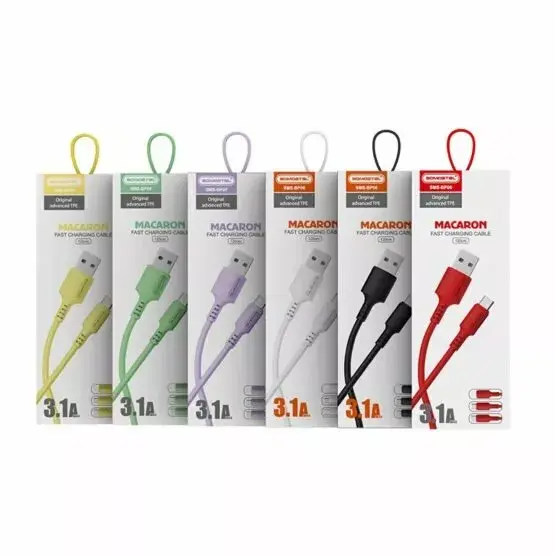 Кабель SOMOSTEL SMS-BP06 USB-A - USB-C 1.2 м Photo 2