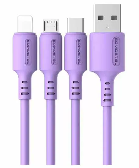 Кабель SOMOSTEL SMS-BP06 USB-A - USB-C 1.2 м Photo 4