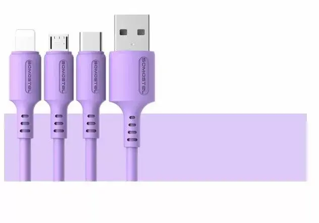 Кабель SOMOSTEL SMS-BP06 USB-A - USB-C 1.2 м Photo 5