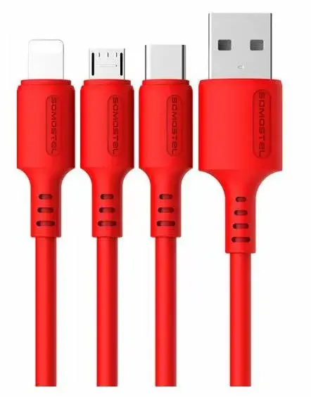 Кабель SOMOSTEL SMS-BP06 USB-A на USB-C 1.2 м Photo 4